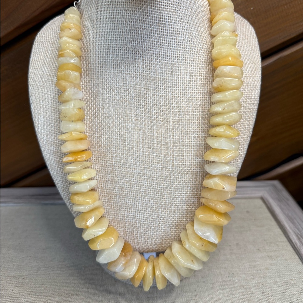Jay King DRT Mine Finds  Chunky Sterling Silver Agate Nugget Necklace 18"